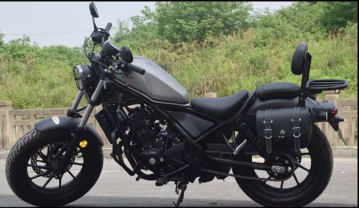 适用于本田cm300改装保险杠 rebel叛逆者cm500折叠靠背后扶手边包
