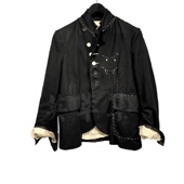 Elena blazer Dawson工匠品质小恶魔刺绣缝线羊毛暗黑先锋设计西装