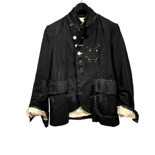 Elena blazer Dawson工匠品质小恶魔刺绣缝线羊毛暗黑先锋设计西装