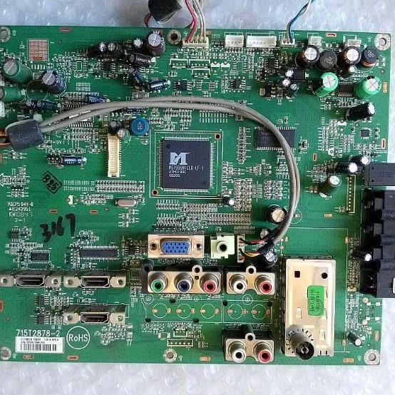 有开机图 原装长虹LT42510FHD主板715T2878-2屏T420HW02实拍图