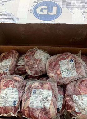 巴西GJ牛肋条肉草饲2015/2543肋间肉条剔骨肉冷冻原包装称重改价