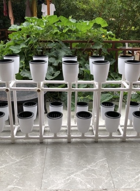 大容量兰花种植机水培潮汐鱼菜共生系统恐龙蛋花盆花架虹吸可定制