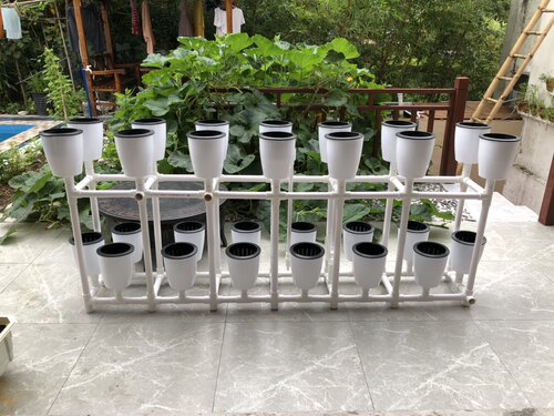 大容量兰花种植机水培潮汐鱼菜共生系统恐龙蛋花盆花架虹吸可定制
