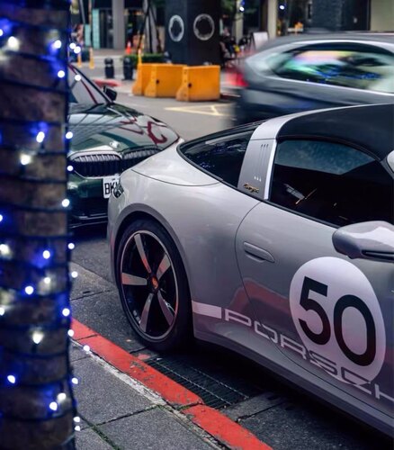 保时捷911targa个性改装车贴纸