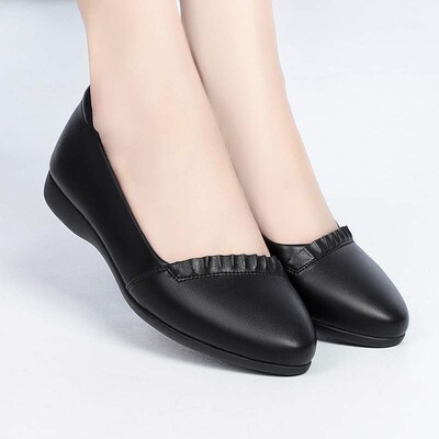 平底单鞋妈妈鞋004单鞋软底