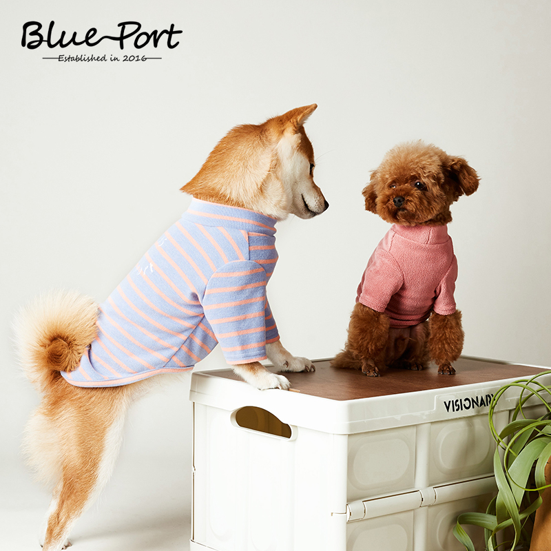 Blueport狗狗衣服中领打底衫秋冬季宠物服装中小型犬博美泰迪用品