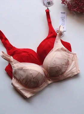 两件包邮莎莲妮专柜新内衣调整型中厚偏薄文胸聚拢SK19102 19101