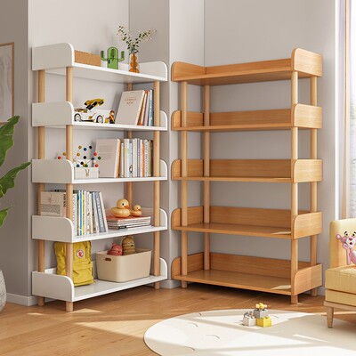 Simple bookshelf living room multi-storey shelf storage rack