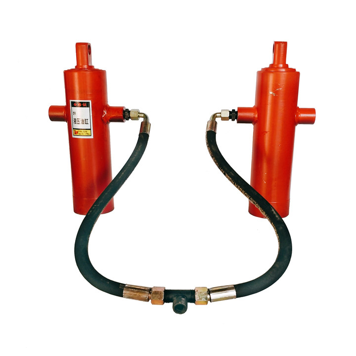 爵彩包邮农用车货车改装自卸翻斗液压顶液压油缸双油缸套筒式伸缩