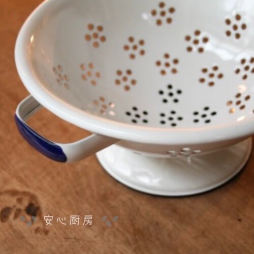 复古风格手工沥水果篮野田珐琅