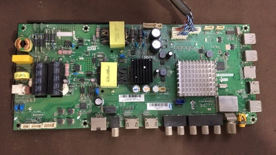 实拍 原装海尔LE43AL88U51主板TP.MS638.PB731配屏BOEI430WU1