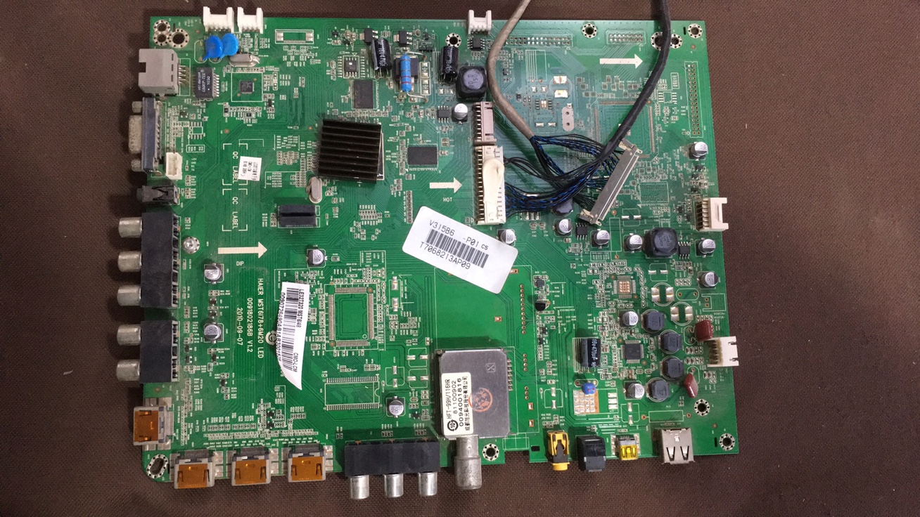 原装海尔LE46T320主板 0091802186B V1.2 屏 T460HW04 V.6
