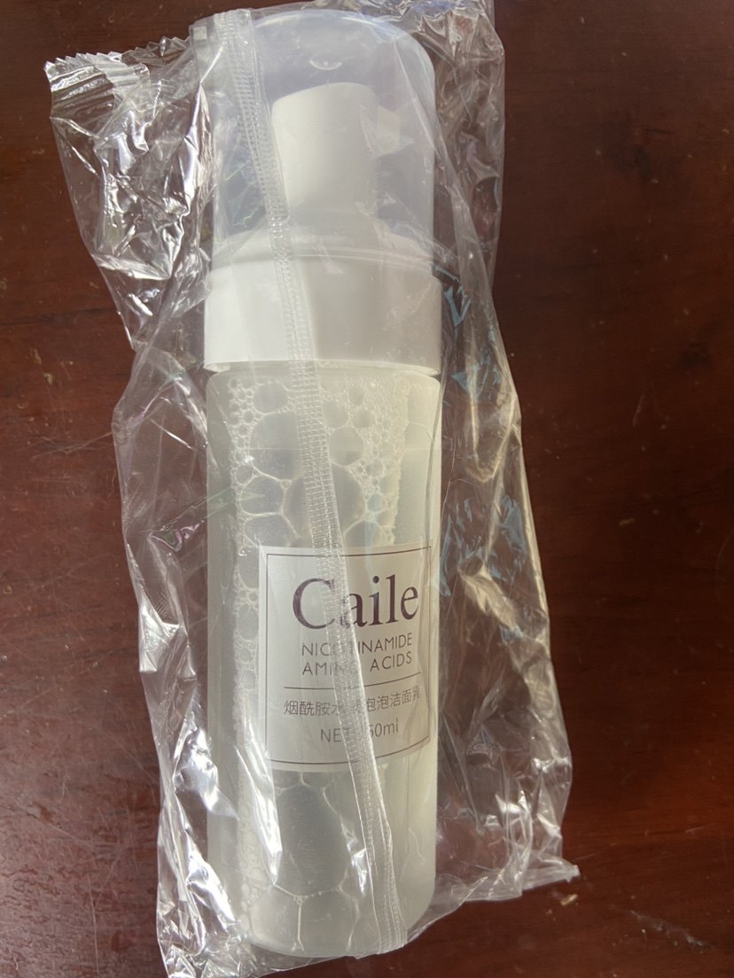 采乐烟酰胺洗面奶150ml 泡泡洁面乳氨基酸 深层清洁收缩毛孔控油