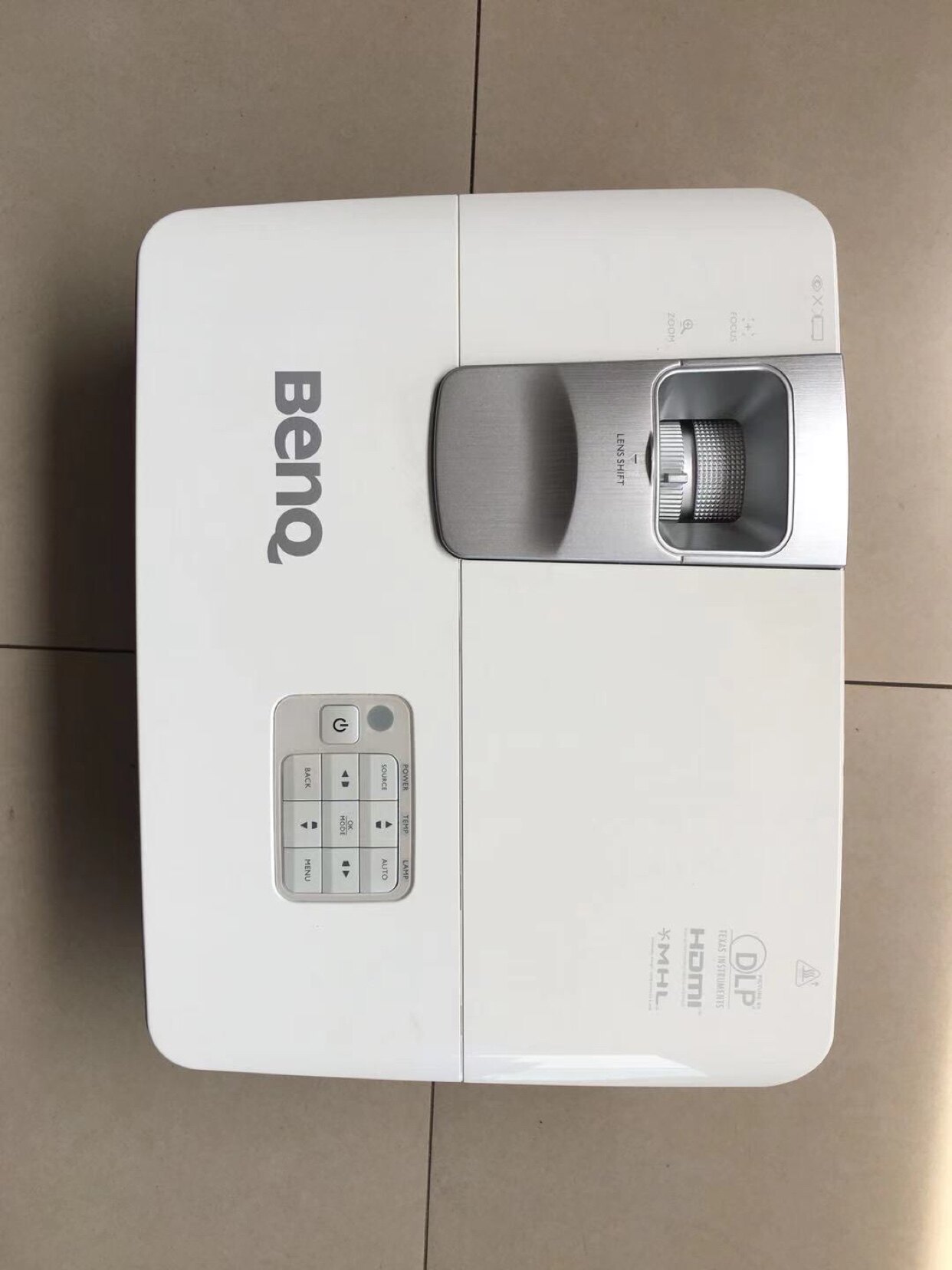 明基w1070 投影机主板电源板dmd芯片风扇色轮镜头灯泡等配件