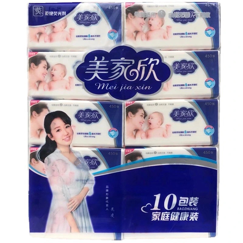 美家欣整箱批100包餐巾纸实惠装