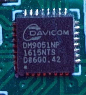 DM9051NP封装QFN32以太网芯片拆机剪板【询价为准】