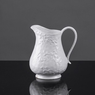 欧式 露骨釉工艺品陶瓷花瓶客厅装 饰品餐桌茶几摆件食品级水壶奶壶