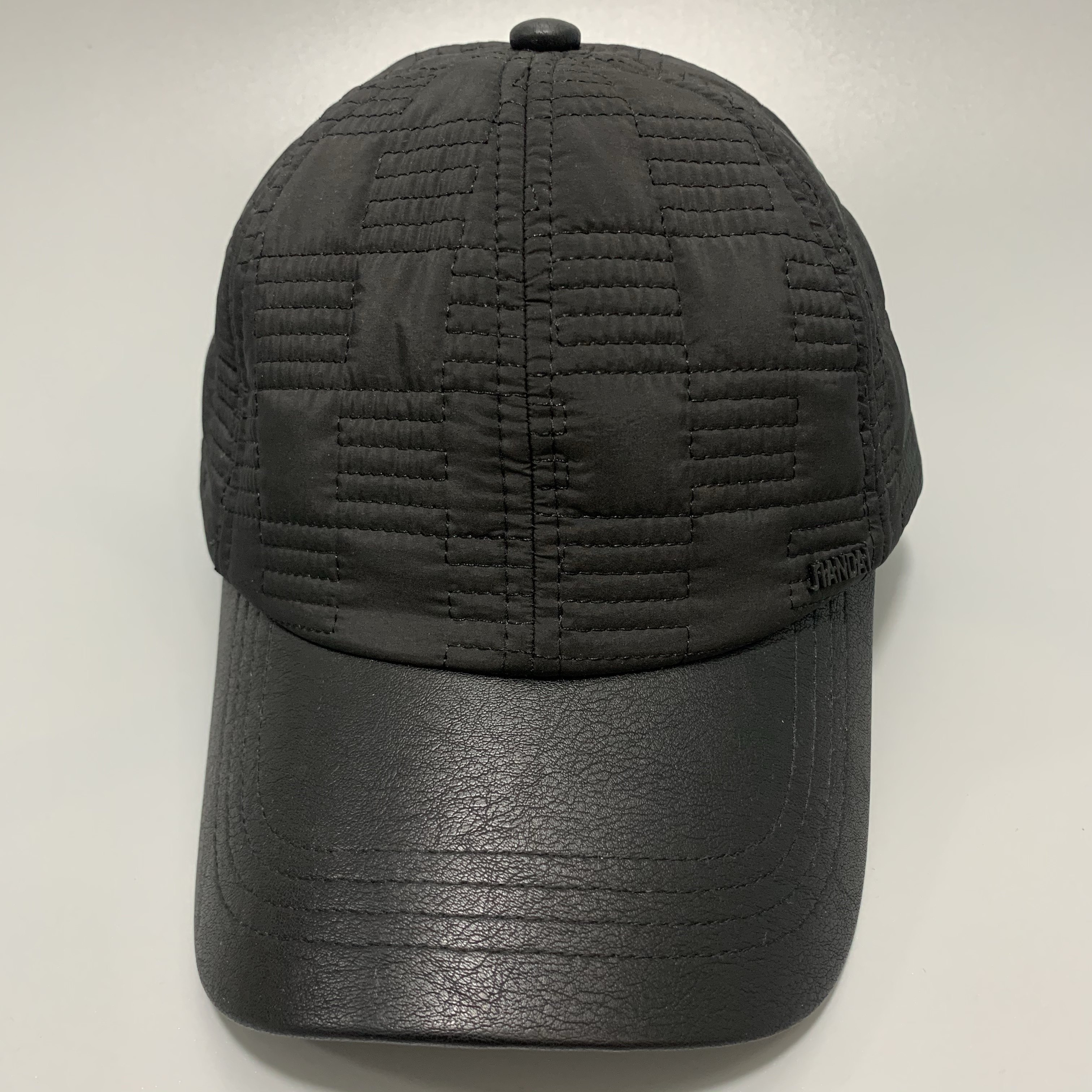 25新款拼接鸭舌帽缝线格纹时尚简约秋冬轻盈防风保暖棒球帽显脸小