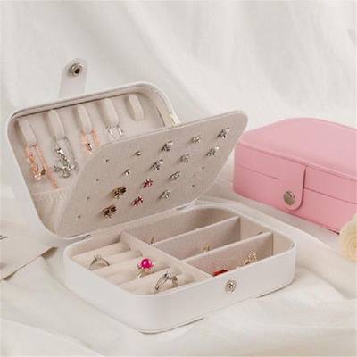 2022 Portable Jewelry Box Jewelry Leather Storage Organizer