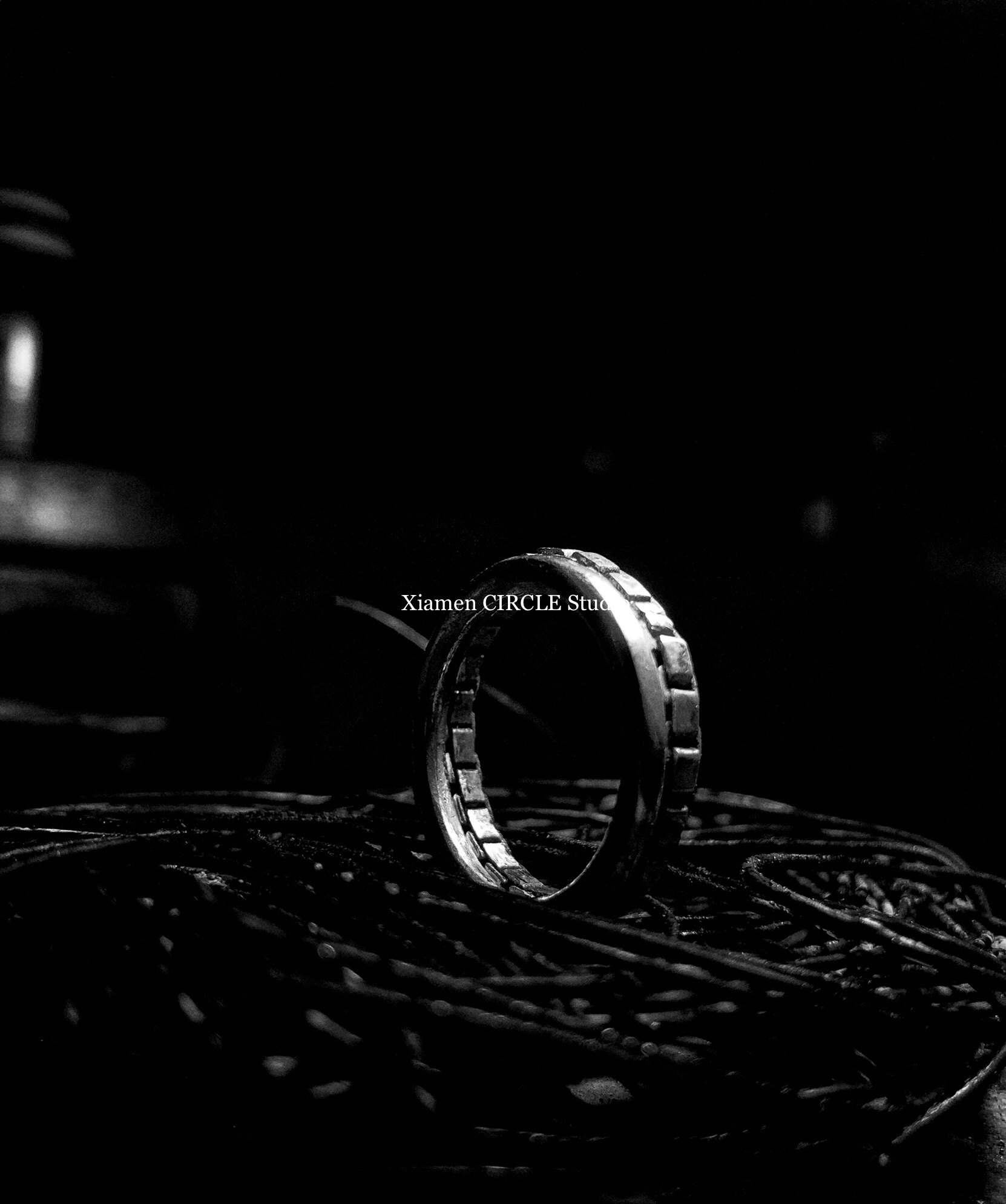 组合戒指极简素圈银饰首饰小众