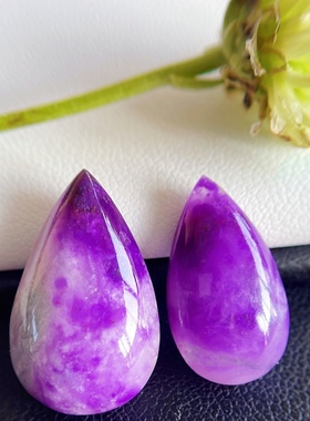 「玺玲珑」果冻紫马卡绿舒俱来 皇家紫裸石吊坠项链苏纪石老料