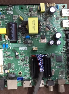 杂牌电视50MC01 主板P75-358V6.5 屏边板RT430CT02-3-XL-4