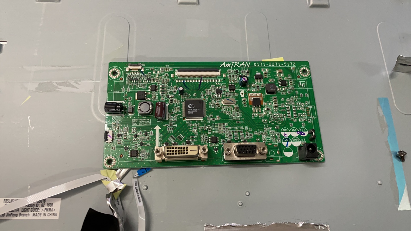 华硕VX228 VX228D VX229驱动板LM215WF3主板 0171-2271-5172测好