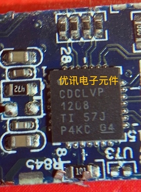 驱动器芯片CDCLVP1208  QFN-28  拆机剪板