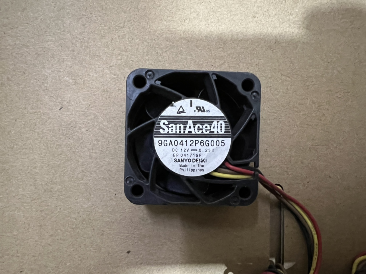 SANYO三洋 9GA0412P6G005 12V 0.23A  4020 4线变频器散热风扇