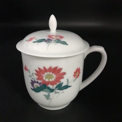 醴陵手绘五彩瓷头像毛瓷