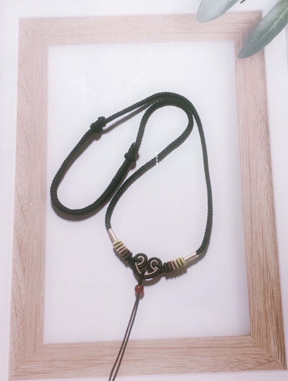 吊坠编绳项链手工玉佩高端