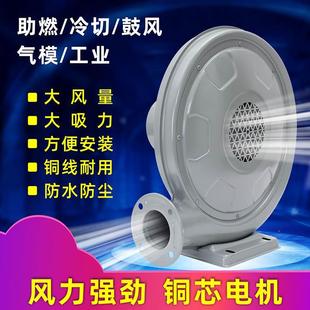 鼓风机大功率中压风机220V强力 永成CZ TD550W250W厨房炉灶离心式