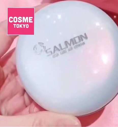 日本SALMON鲑鱼幻彩无暇气垫CC遮瑕透气保湿提亮防晒bb霜莉娜