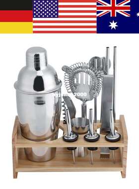 .Professional Bartender Set 12Pcs 550ml Cocktail Shaker Set