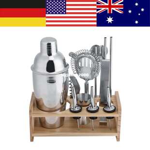 Cocktail .Professional Shaker 550ml 12Pcs Bartender Set