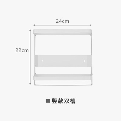 分层洗衣机侧面置物架壁挂s式多功能衣架收纳层架免打孔磁吸墙上