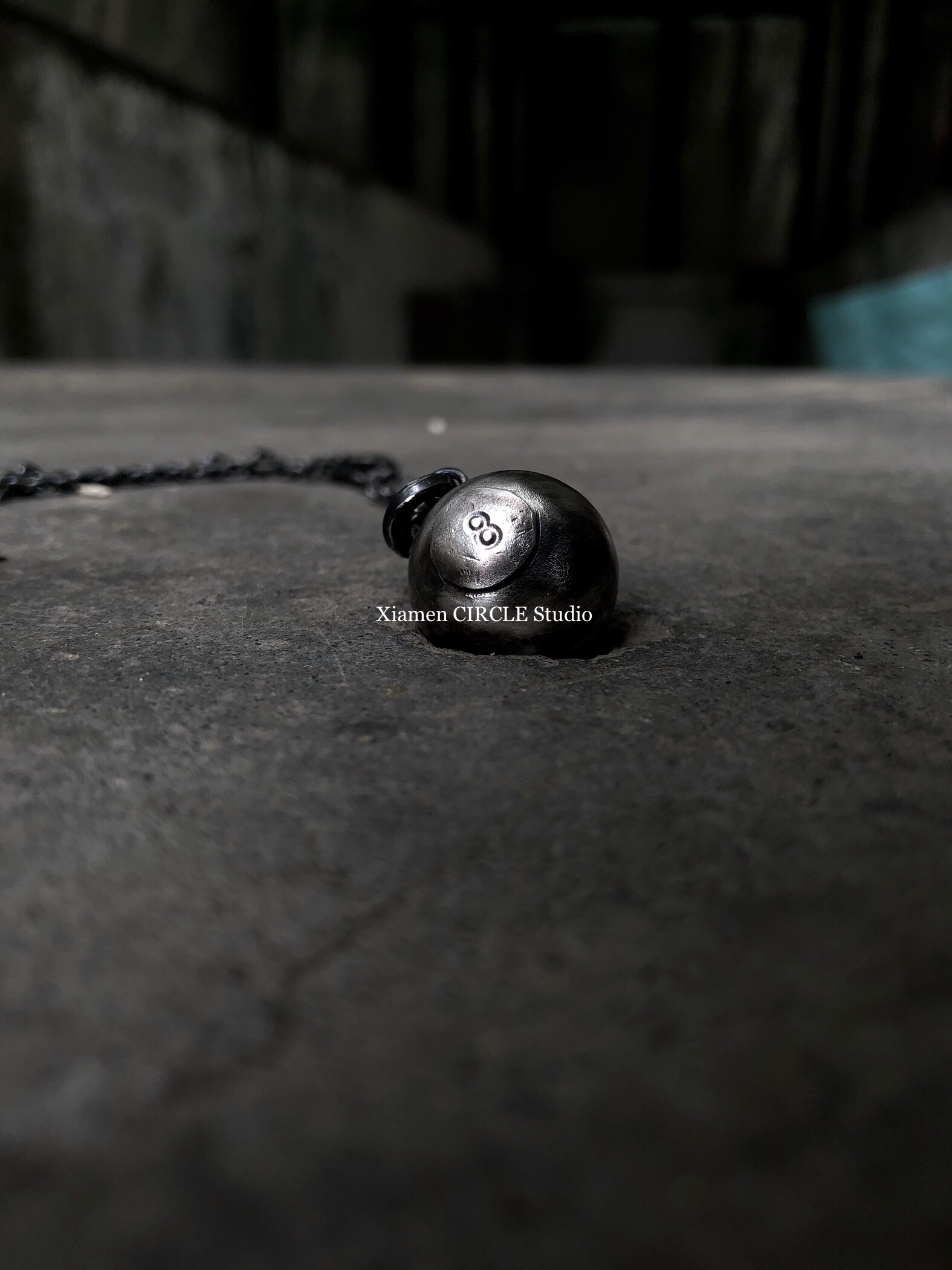 手工纯银暗黑小众设计师风吊坠