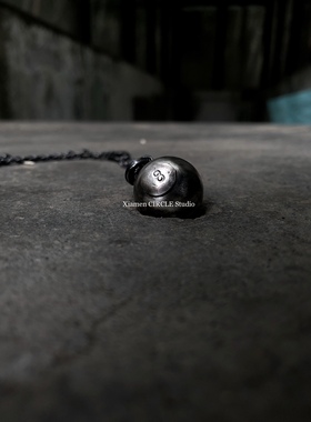 手工纯银暗黑小众设计师风吊坠