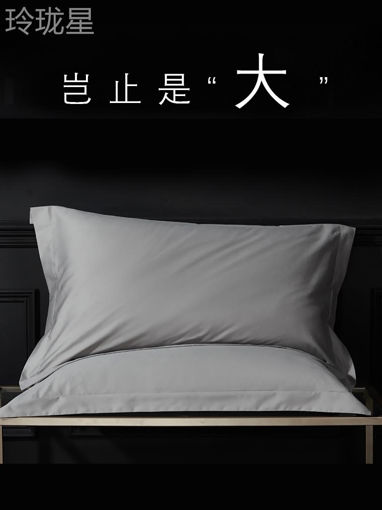 号大枕头套50x80全棉枕套一对装大尺寸60x90加大48cmx74cm纯棉 床上用品 枕套 原图主图