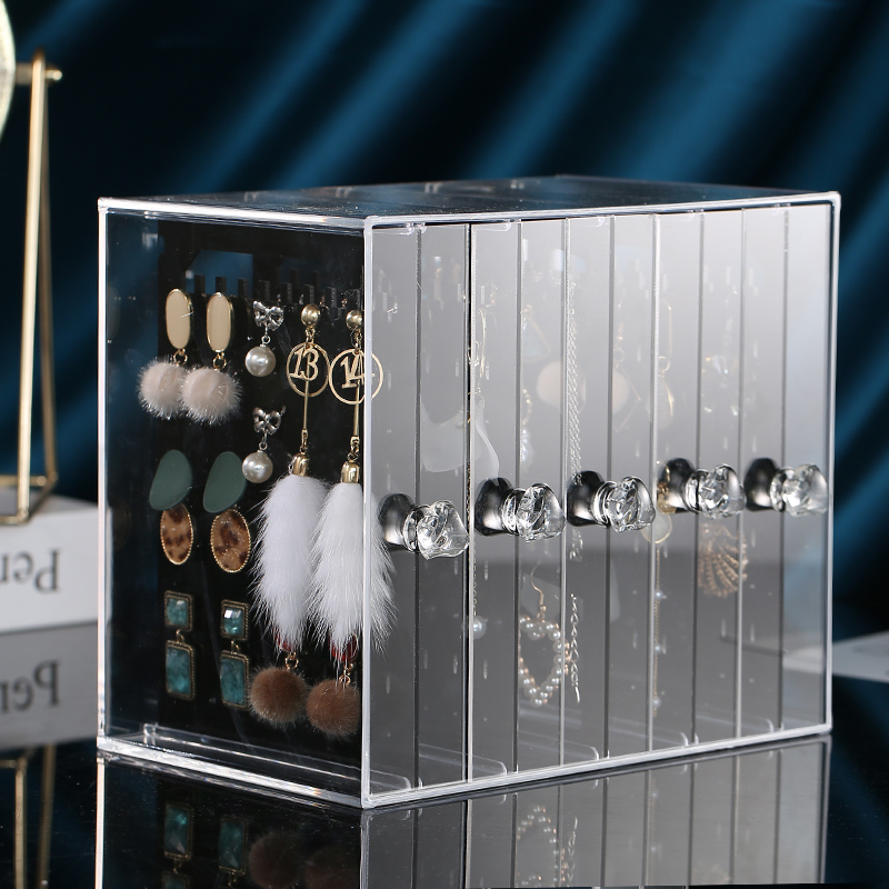 Jewelry storage box Necklace earrings earrings earrings earr