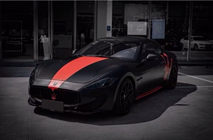 玛莎拉蒂GTS引擎盖个性 饰拉花总裁grecale GT全车改装 车身贴纸 装