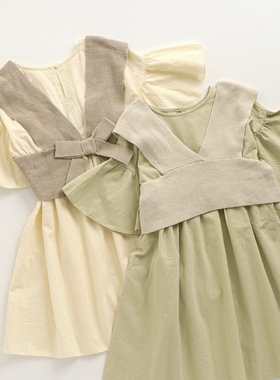 日本高端代G品牌Alc娃娃衫款连衣裙背心两件套。