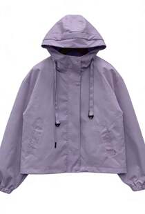 连帽冲锋夹克女棒球服外套0921 玉米专享