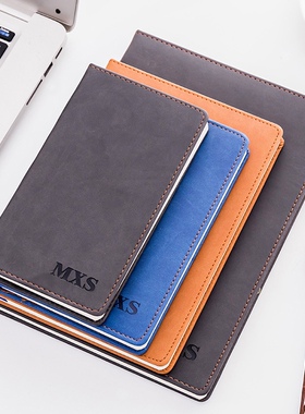 明兴盛18222/25222皮面商务登记笔记本18K/25K/36K/48K日记事本子