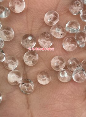 diy透明玻璃水滴吊珠新品