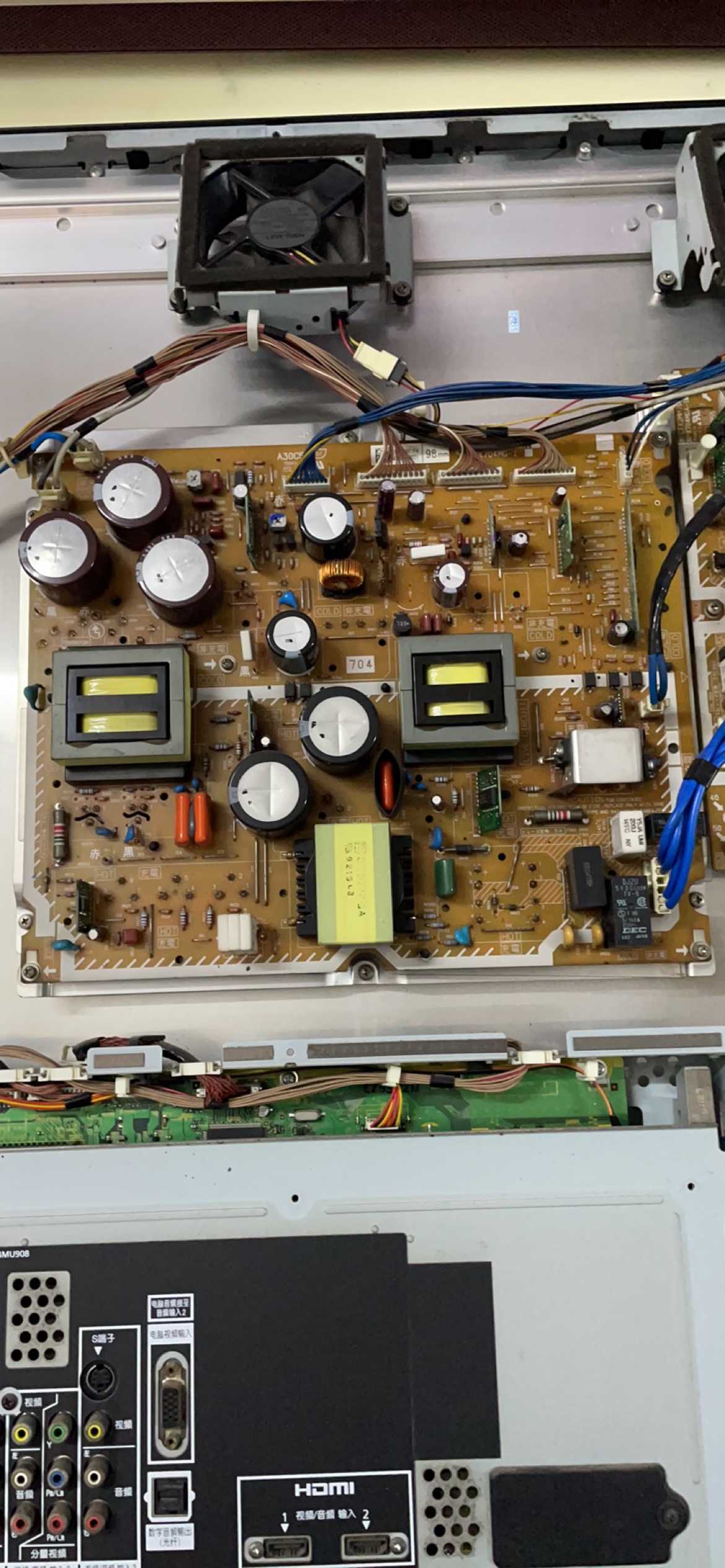 原装松下TH-50PZ80C 电源板 ETX2MM704MG H NPX704MG-1测好