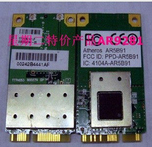 特价原装Atheros AR5B91 300M Mini PCI-E ar9281芯片无线网卡