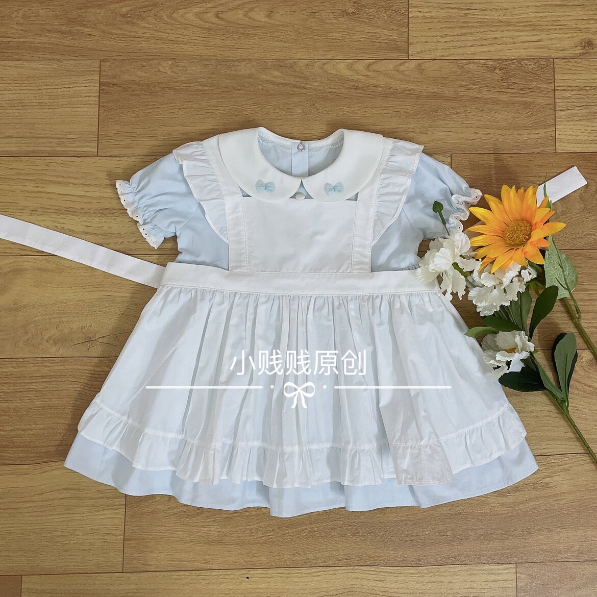 小贱贱原创春夏童装爱丽丝公主裙礼服生日周岁lolita洛丽塔连衣裙