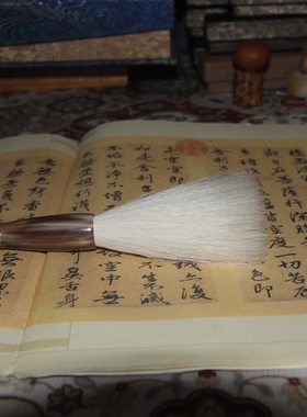 细嫩光锋纯羊毫齐头笔 湖笔精制