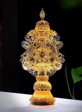 藏传古法琉璃吉祥古法琉璃